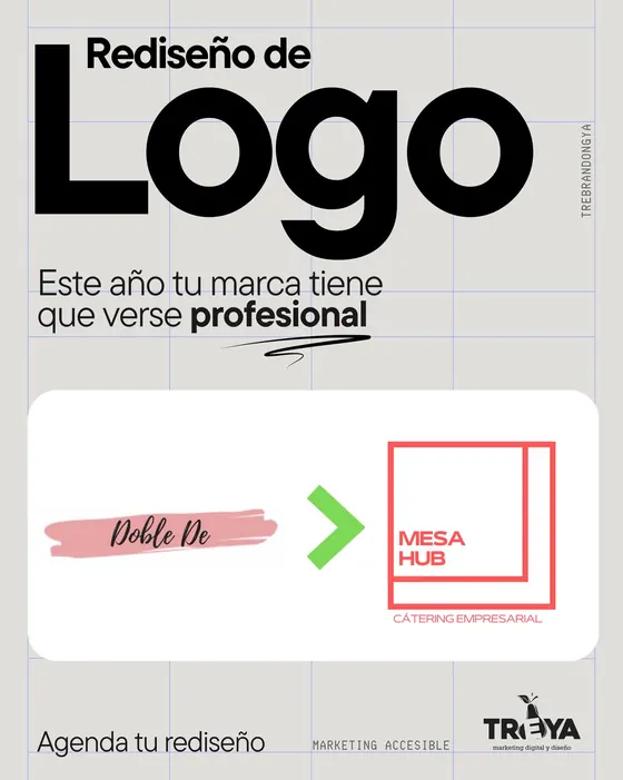 Rediseño de logo para Mesa Hub